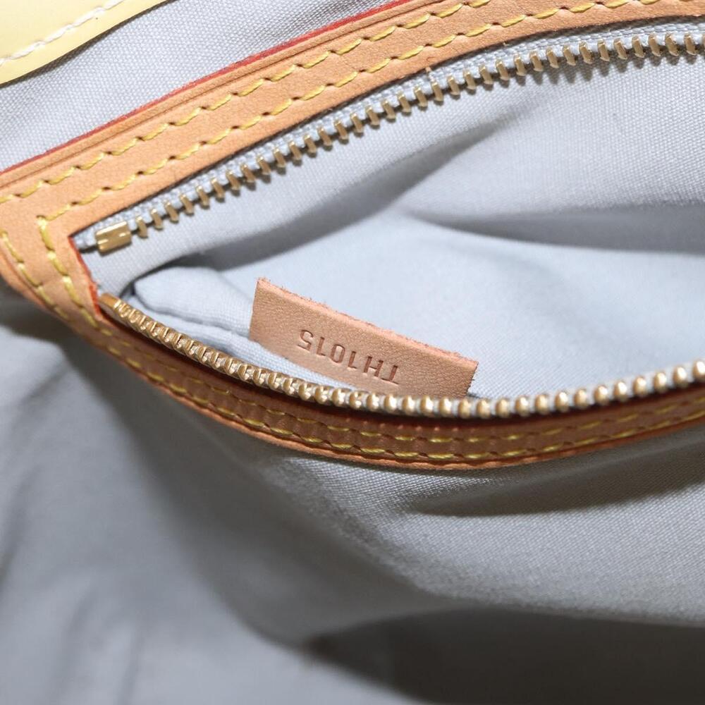 LOUIS VUITTON Monogram Vernis Reade PM Hand Bag Perle M91336 LV Auth 154363 - Picture 12 of 16